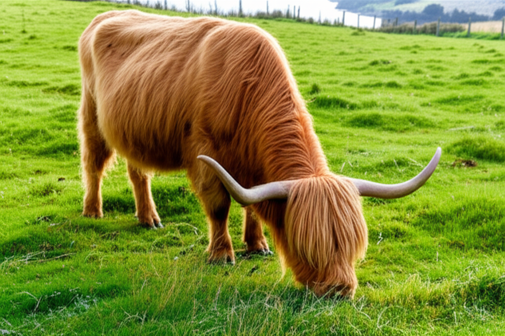 Highbrac cattle in Eastern Townships pasture